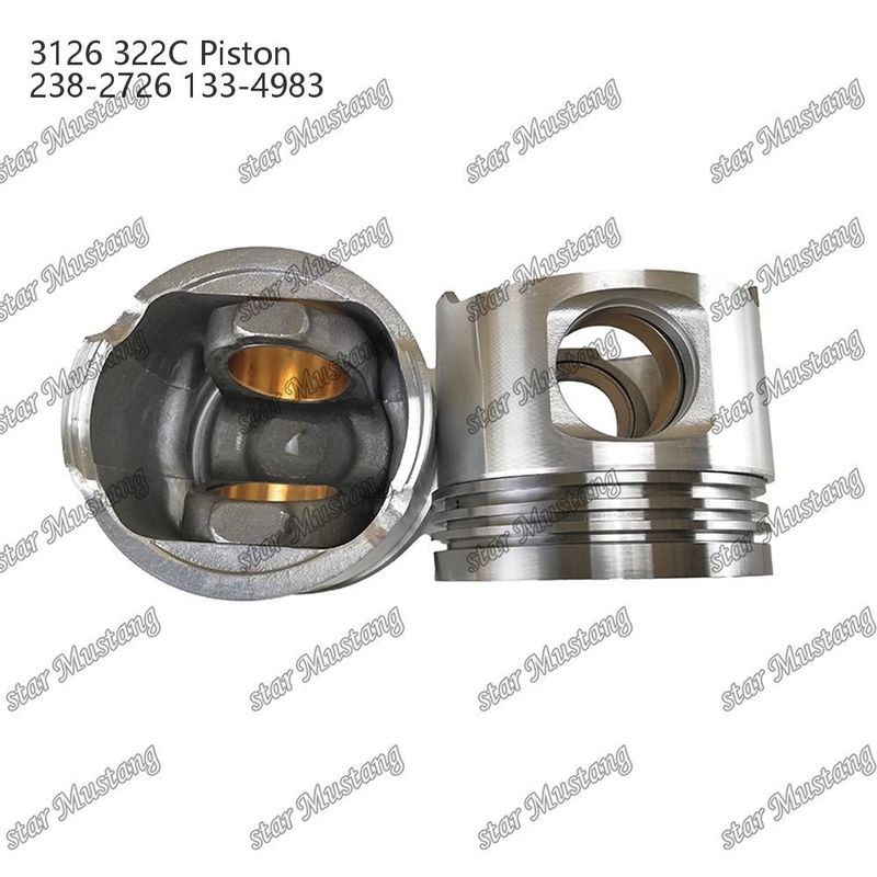 Piston con pin 3126 322C Camera dimensione 74mm 238-2726 133-4983