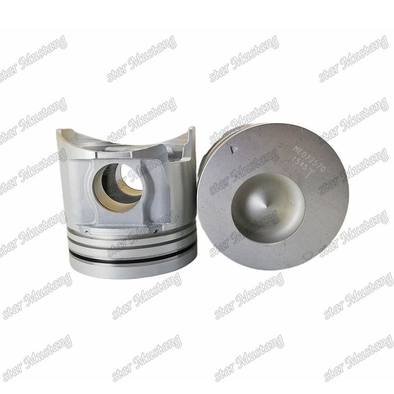 6D16-3AT Motor Piston Chamber Dimensione 56mm 3kx2.5x4mm Pin Hole 42mm ME072570 Per ricambi motore Mitsubishi