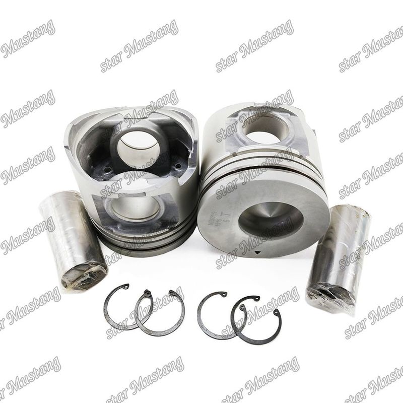 6D16T Motor Piston Chamber Dimensione 57mm 3kx2.5x4mm Pin Hole 42mm ME300199 Per ricambi motore Mitsubishi