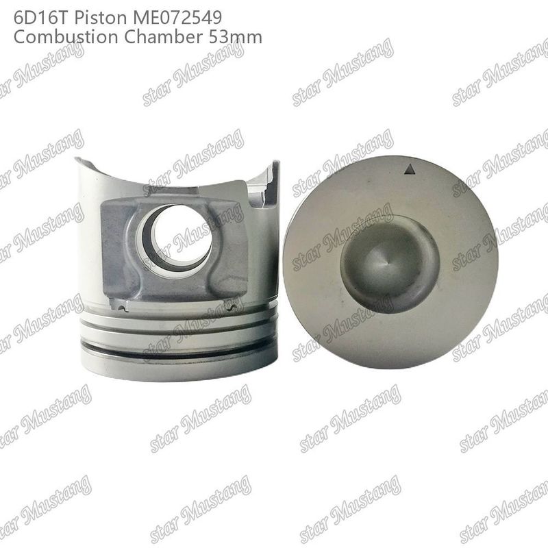 6D16T-24V Motor Piston Chamber Dimensione 53mm 3kx2.5x4mm Pin Hole 38mm ME072549 Per ricambi per motori Mitsubishi