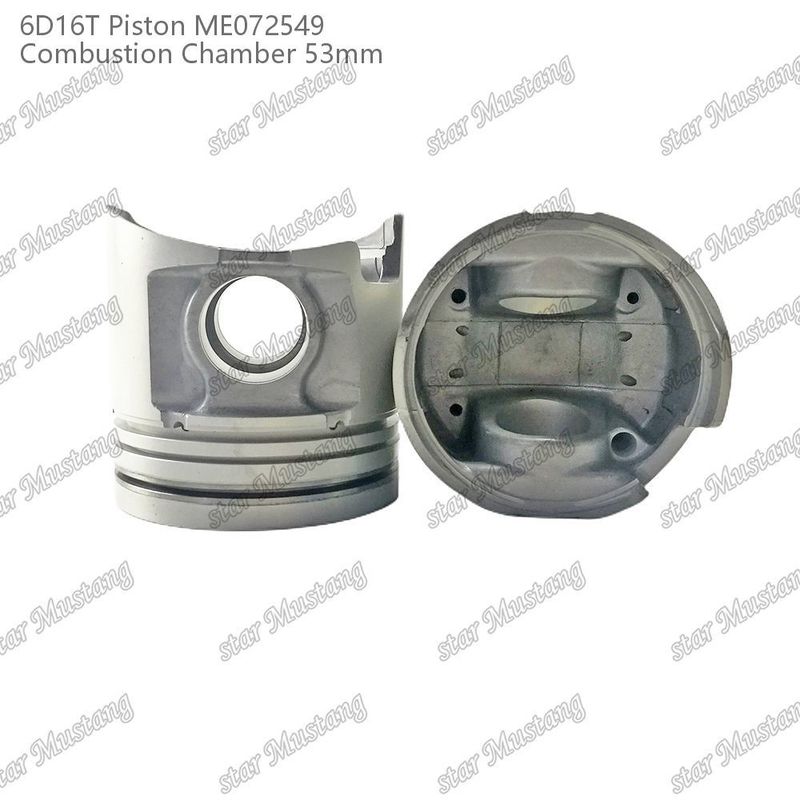 6D16T-24V Motor Piston Chamber Dimensione 53mm 3kx2.5x4mm Pin Hole 38mm ME072549 Per ricambi per motori Mitsubishi
