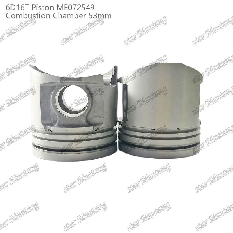 6D16T-24V Motor Piston Chamber Dimensione 53mm 3kx2.5x4mm Pin Hole 38mm ME072549 Per ricambi per motori Mitsubishi