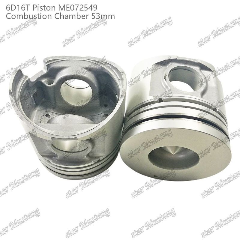 6D16T-24V Motor Piston Chamber Dimensione 53mm 3kx2.5x4mm Pin Hole 38mm ME072549 Per ricambi per motori Mitsubishi