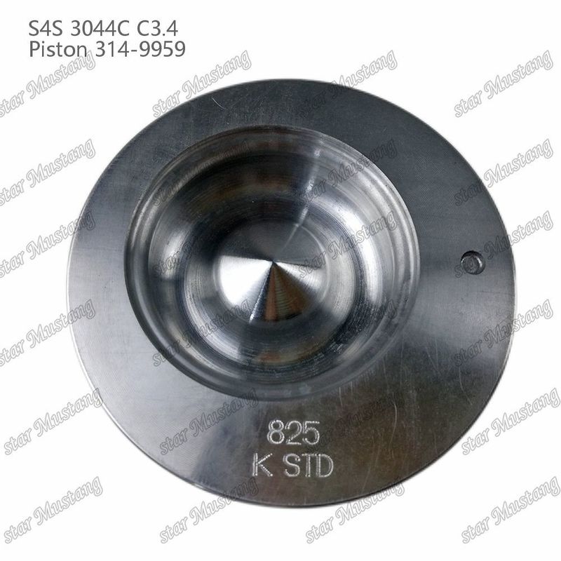 S4S 3044C C3.4 825 Motor Piston Alfin Chamber Dimensione 53mm 60mm Anello di olio 4mm 314-9959 Per ricambi di motori Mitsubishi