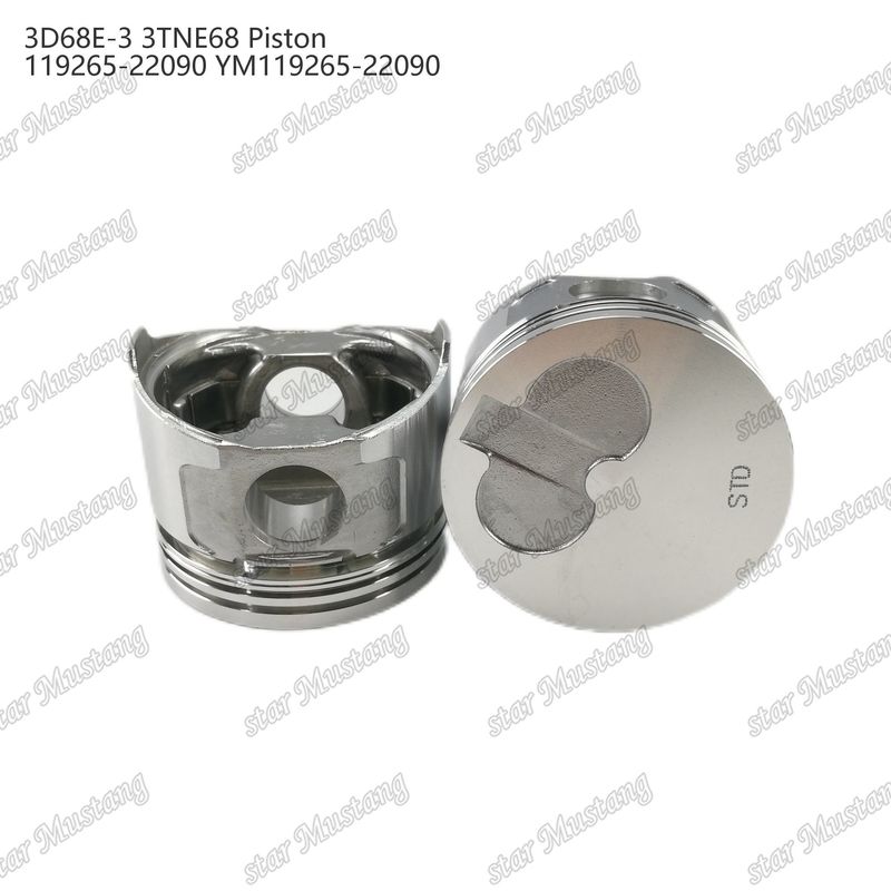Piston 3D68E-3 3TNE68 altezza 53mm 119265-22090 YM119265-22090 Per ricambi di motori diesel Yanmar