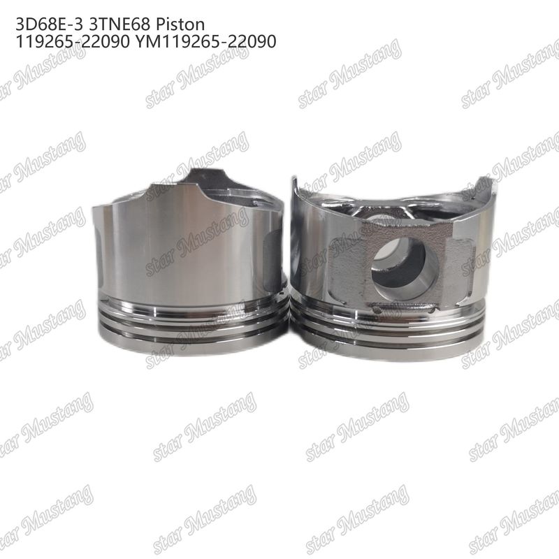 Piston 3D68E-3 3TNE68 altezza 53mm 119265-22090 YM119265-22090 Per ricambi di motori diesel Yanmar