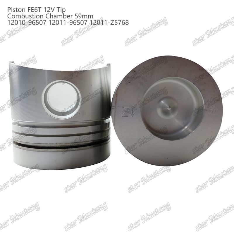 FE6T Motor Piston 12V Camera Dimensione 59mm 3x2x4mm 12010-96507 12011-96507 12011-Z5768 Per ricambi motore Nissan
