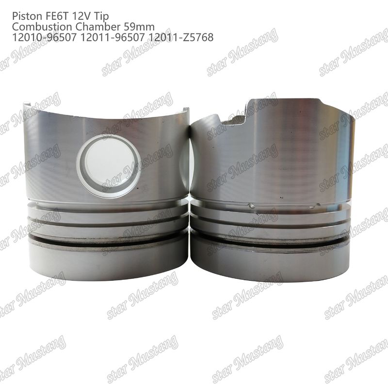 FE6T Motor Piston 12V Camera Dimensione 59mm 3x2x4mm 12010-96507 12011-96507 12011-Z5768 Per ricambi motore Nissan
