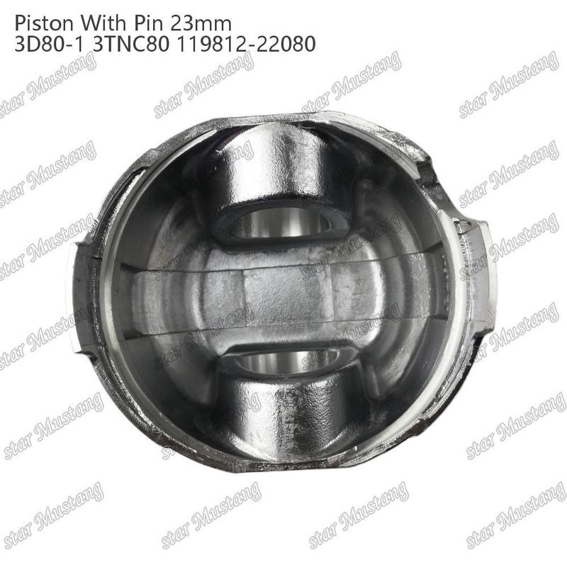 Piston 3D80-1 3TNC80 PIN SIZE 23mm 119812-22080 Per parti di riparazione di motori diesel Yanmar