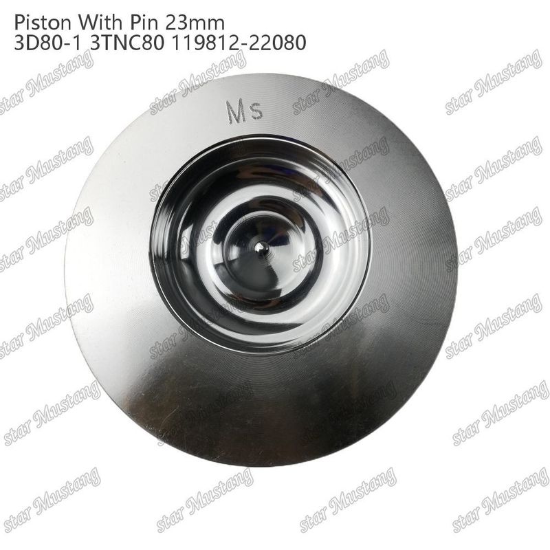 Piston 3D80-1 3TNC80 PIN SIZE 23mm 119812-22080 Per parti di riparazione di motori diesel Yanmar