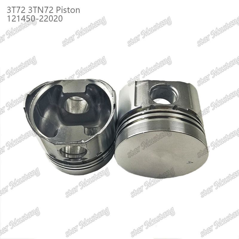 Piston 3TN72 3T72 Flat bottom 65.5mm Height 121450-22020 Per ricambi di motori diesel Yanmar