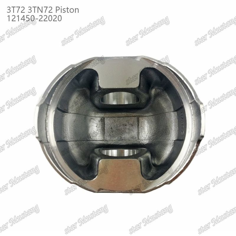 Piston 3TN72 3T72 Flat bottom 65.5mm Height 121450-22020 Per ricambi di motori diesel Yanmar