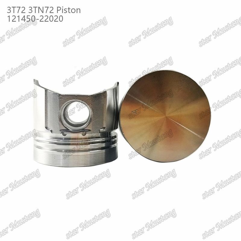 Piston 3TN72 3T72 Flat bottom 65.5mm Height 121450-22020 Per ricambi di motori diesel Yanmar