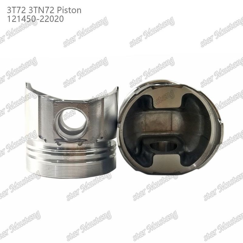 Piston 3TN72 3T72 Flat bottom 65.5mm Height 121450-22020 Per ricambi di motori diesel Yanmar