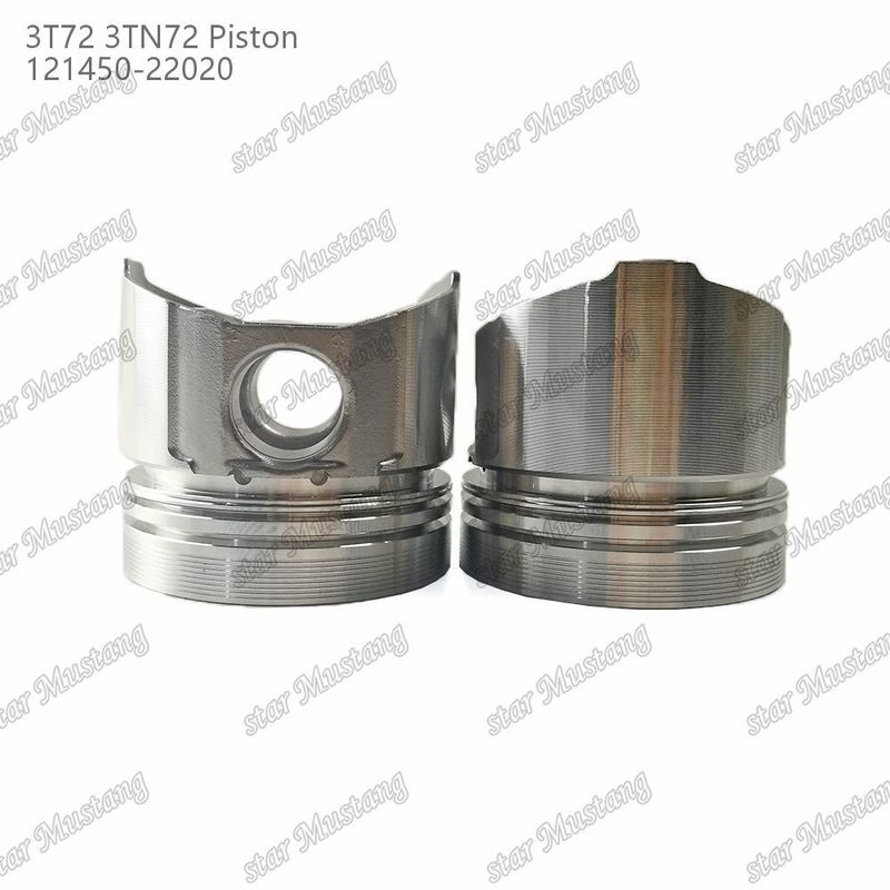 Piston 3TN72 3T72 Flat bottom 65.5mm Height 121450-22020 Per ricambi di motori diesel Yanmar