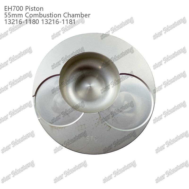 Piston EH700 55 mm camera di combustione 13216-1181 13216-1180 Per parti di riparazione di motori diesel Hino
