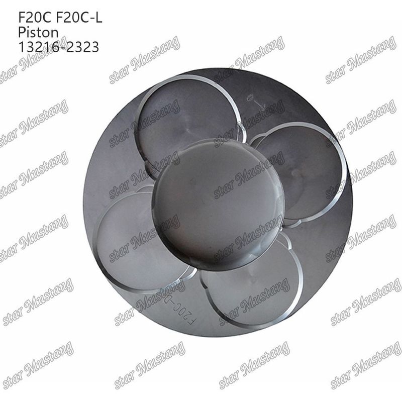 Piston F20C-L fondo piatto 13216-2323 Per parti di riparazione di motori diesel Hino