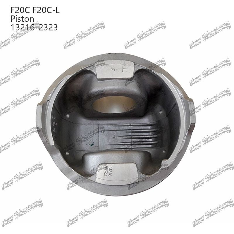 Piston F20C-L fondo piatto 13216-2323 Per parti di riparazione di motori diesel Hino