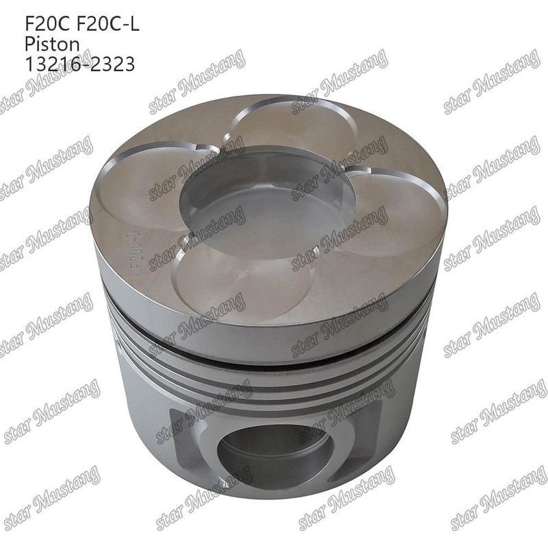 Piston F20C-L fondo piatto 13216-2323 Per parti di riparazione di motori diesel Hino