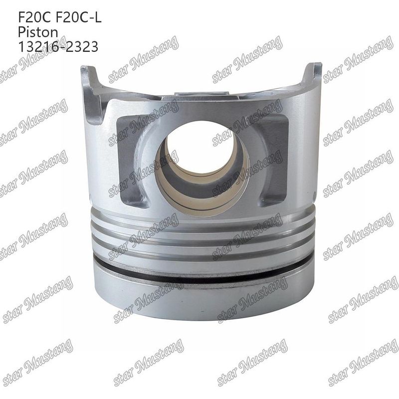 Piston F20C-L fondo piatto 13216-2323 Per parti di riparazione di motori diesel Hino