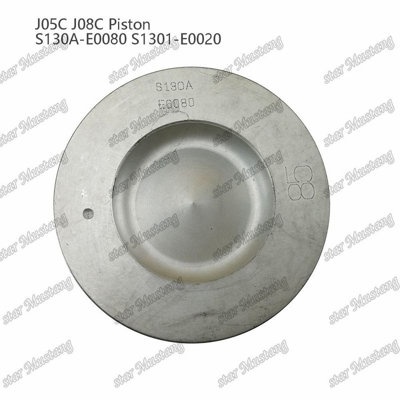 Piston J05C J08C con manicotto di rame 65mm camera di combustione raffreddamento interno S130A-E0080 S1301-E0020 Per Hino
