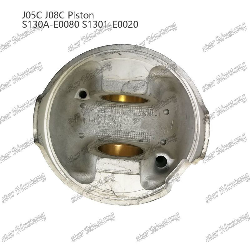 Piston J05C J08C con manicotto di rame 65mm camera di combustione raffreddamento interno S130A-E0080 S1301-E0020 Per Hino