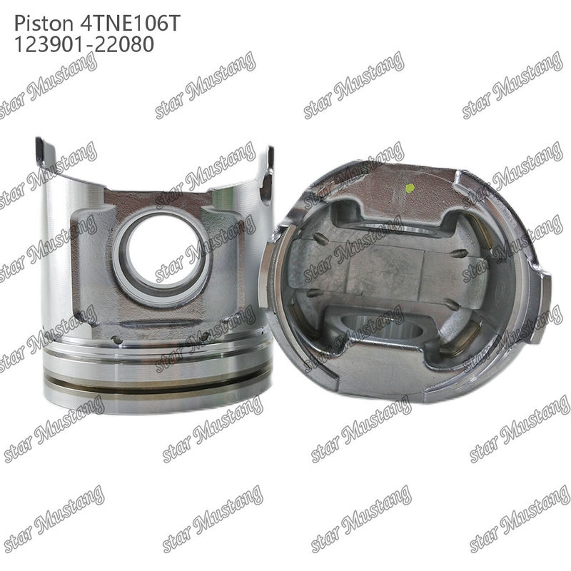 Piston 4TNE106T con stampa di valvola 123901-22080 per ricambi di motori diesel Yanmar