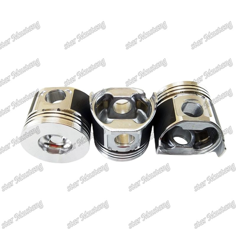 Piston S4D84E-5 4TNV84 altezza 84mm camera di combustione dimensione 41.3mm 129508-22080 per ricambi motori diesel Yanmar