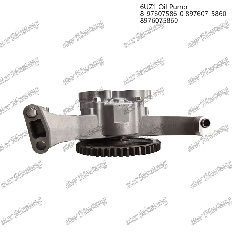 Pompa dell'olio 6UZ1 8-97607586-0 897607-5860 8976075860 Per ricambi per motori Isuzu