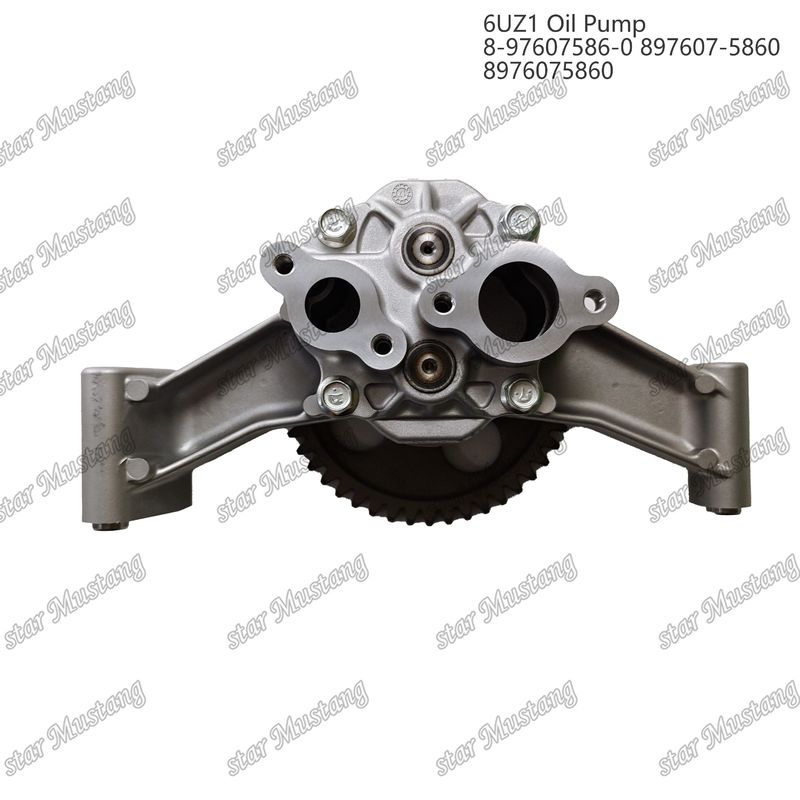 Pompa dell'olio 6UZ1 8-97607586-0 897607-5860 8976075860 Per ricambi per motori Isuzu
