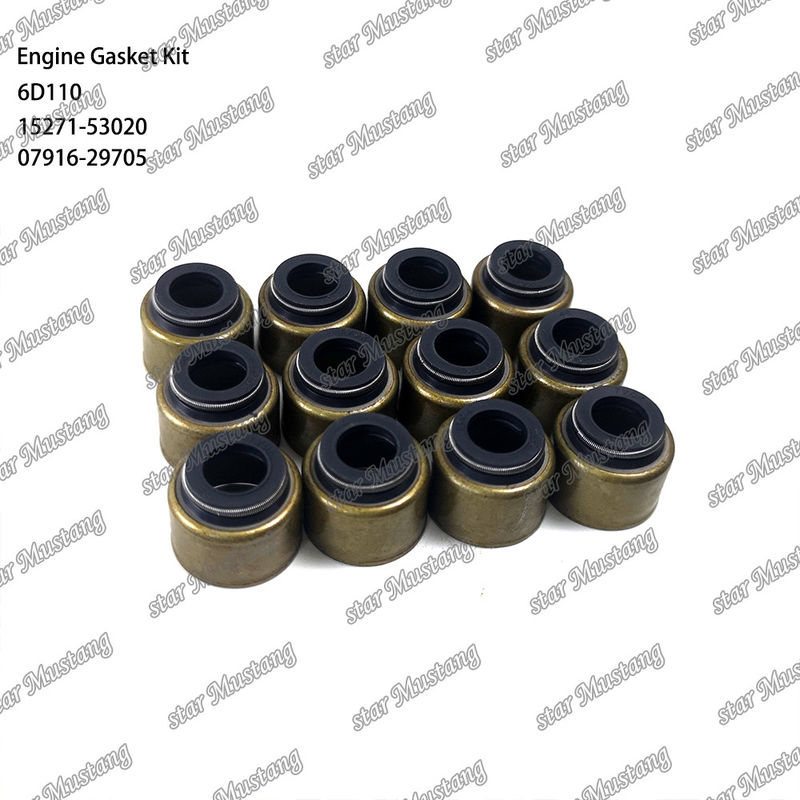 6D110 Set di guarnizioni complete 6138-K1-9901 6138-K2-9901 Adatto a Komatsu
