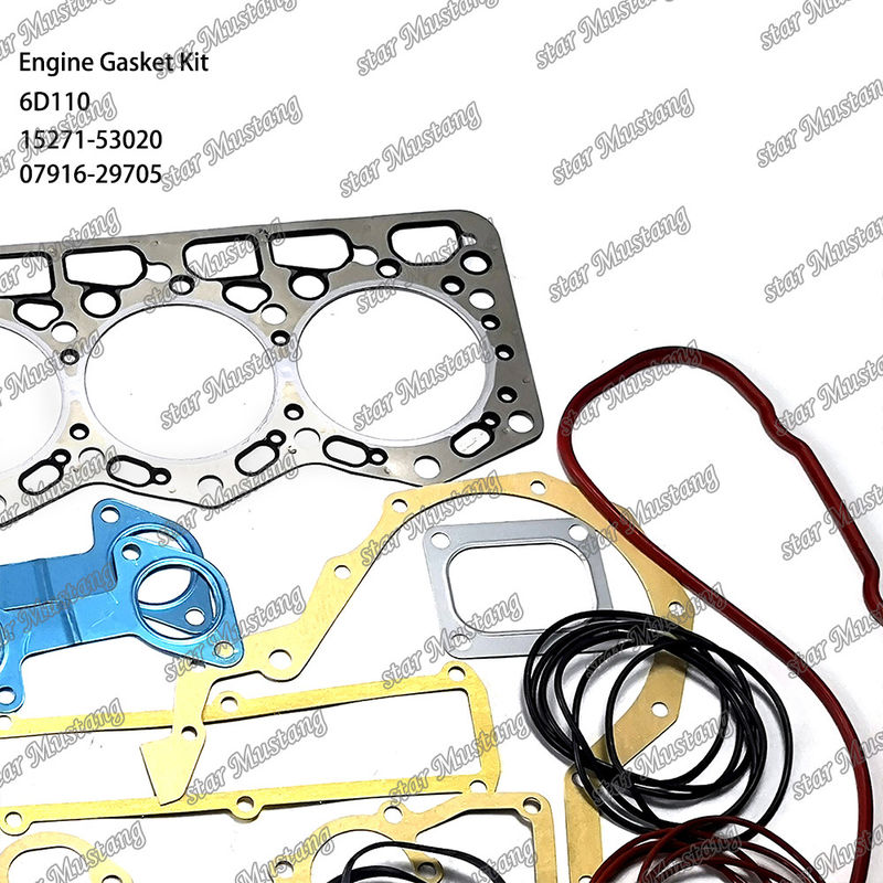 6D110 Set di guarnizioni complete 6138-K1-9901 6138-K2-9901 Adatto a Komatsu