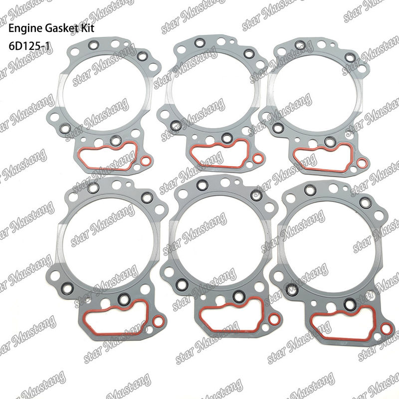 Kit completo di guarnizioni 6D125-1 Set di guarnizioni per parti di riparazione di motori diesel Komatsu