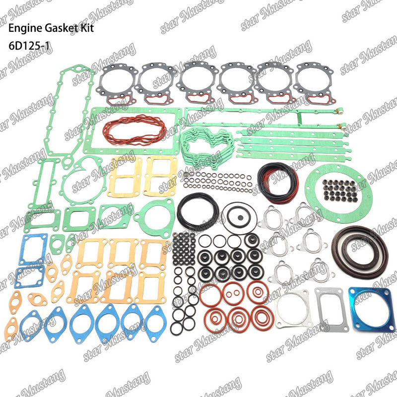 Kit completo di guarnizioni 6D125-1 Set di guarnizioni per parti di riparazione di motori diesel Komatsu