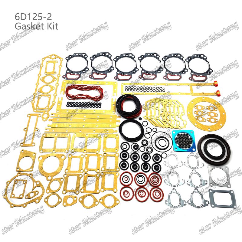 6D125-2 Set di guarnizioni complete 6151-12-1810 6155-K2-9900 Adatto a Komatsu