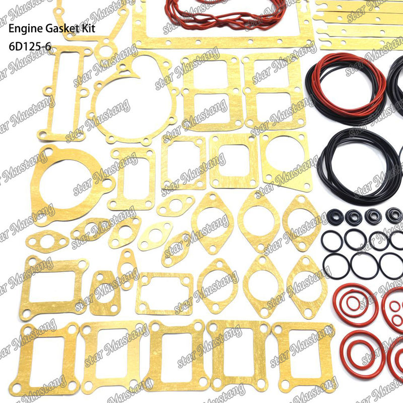 Kit completo di guarnizioni 6D125-6 Set di guarnizioni per parti di riparazione di motori diesel Komatsu