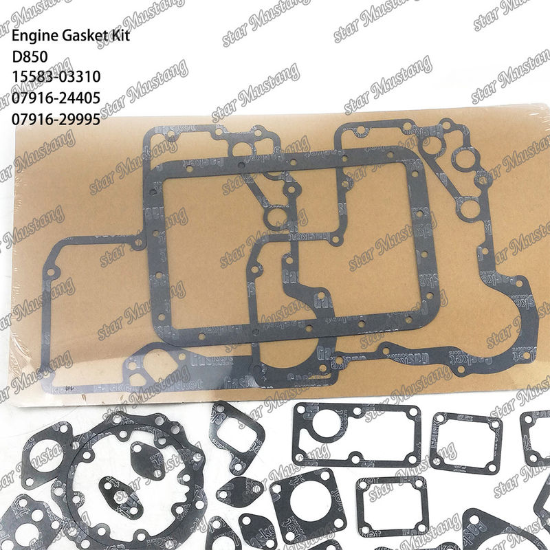 D850 Complesso di guarnizioni di copertura Guarnizioni di copertura 15583-03310 Superiore 07916-24405 Inferiore 07916-29995 Adatta a Kubota