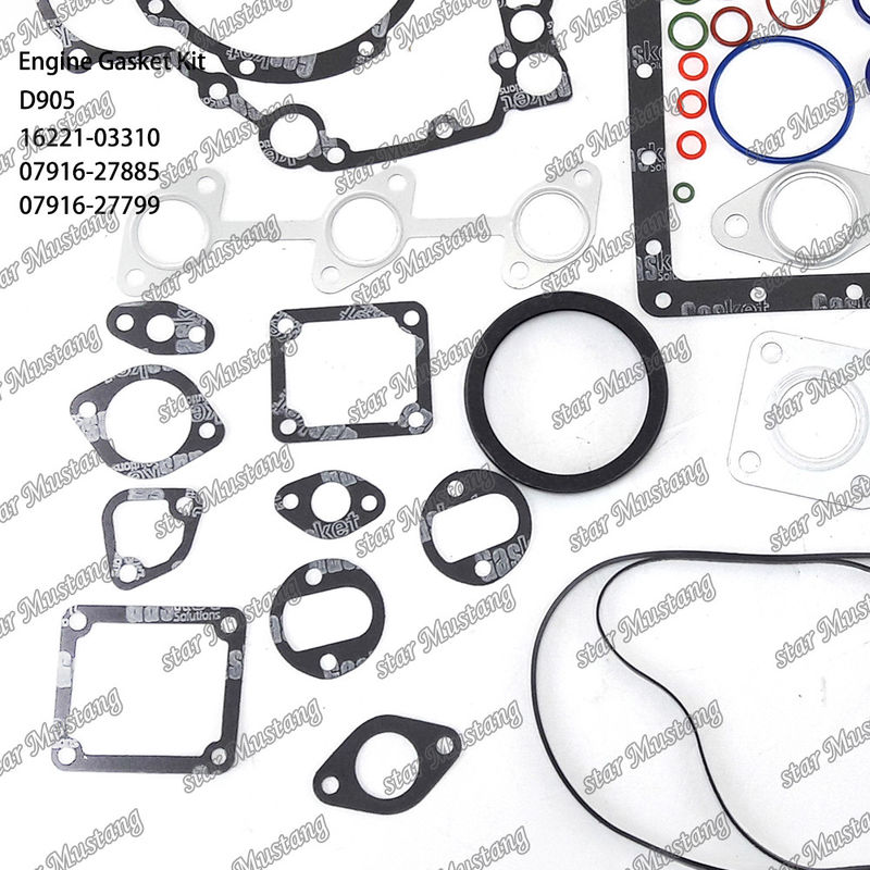 D905 Complesso di guarnizioni di copertura Guarnizioni di copertura 16221-03310 Superiore 07916-27885 Inferiore 07916-27799 Adatta a Kubota