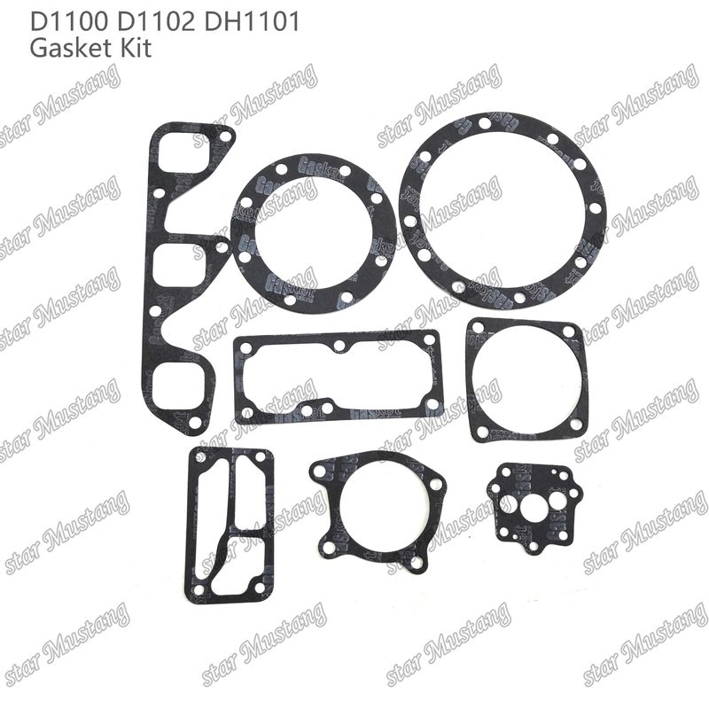 D1100 D1102 DH1101 Set di guarnizioni complete Guarnizione di testa 15354-03310 Superiore 07916-24345 Inferiore 07916-24980 Adatta a Kubota
