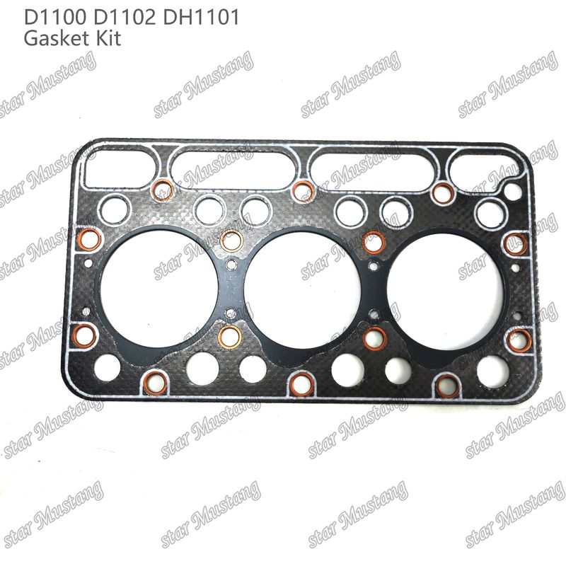 D1100 D1102 DH1101 Set di guarnizioni complete Guarnizione di testa 15354-03310 Superiore 07916-24345 Inferiore 07916-24980 Adatta a Kubota