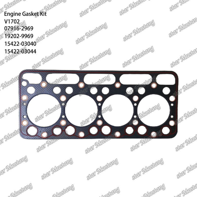 V1702 Set di guarnizioni complete 07916-2969 19202-9969 15422-03040 15422-03044 Adatto a Kubota