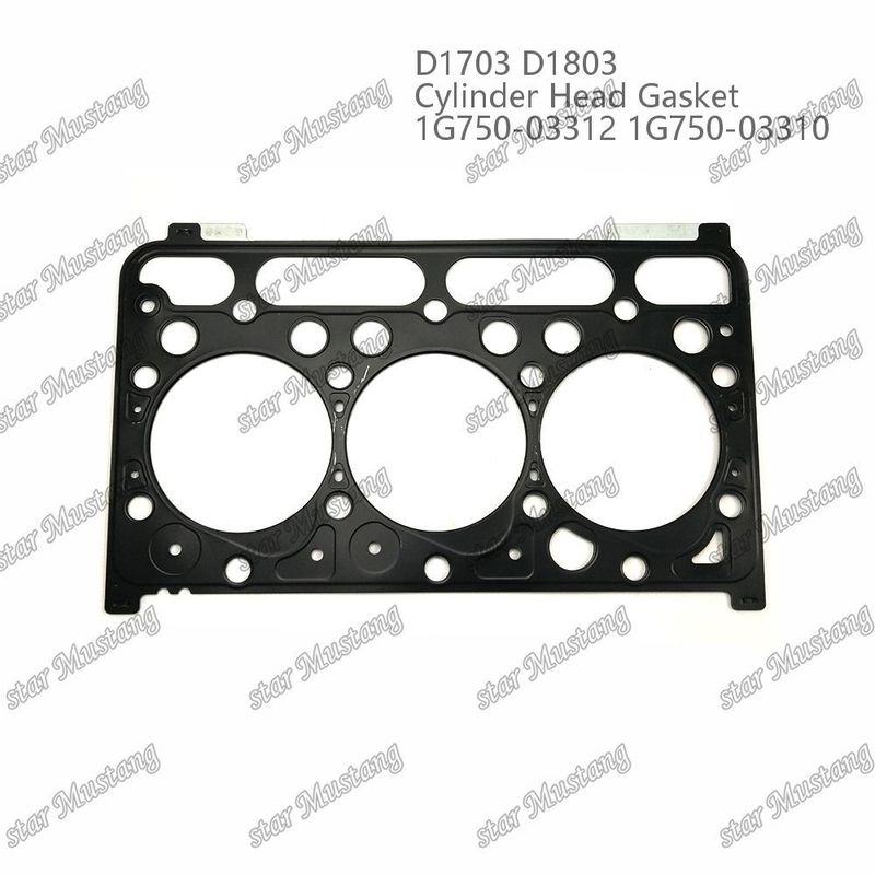 D1703 D1803 Gassetta della testa del cilindro Metallo 1.20mm 1G750-03312 1G750-03310 Adatta per motore Kubota
