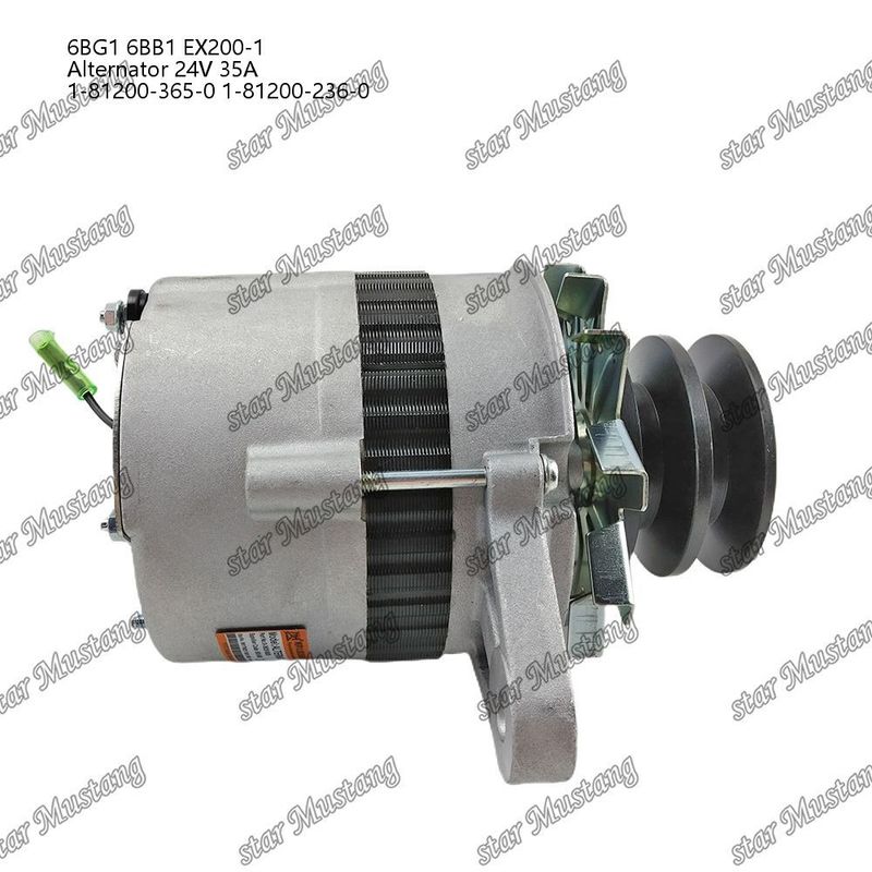 Alternatore 6BG1 6BB1 EX200-1 24V 35A 1-81200-365-0 1-81200-236-0