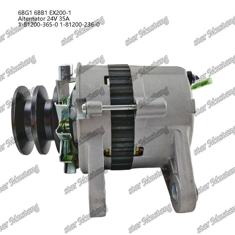 Alternatore 6BG1 6BB1 EX200-1 24V 35A 1-81200-365-0 1-81200-236-0