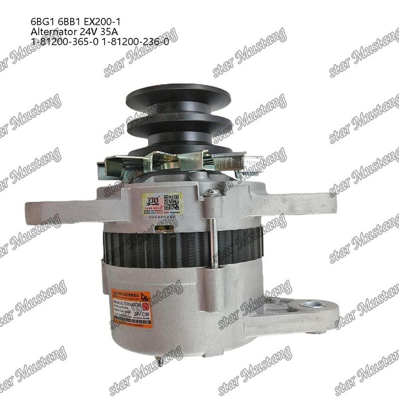 Alternatore 6BG1 6BB1 EX200-1 24V 35A 1-81200-365-0 1-81200-236-0