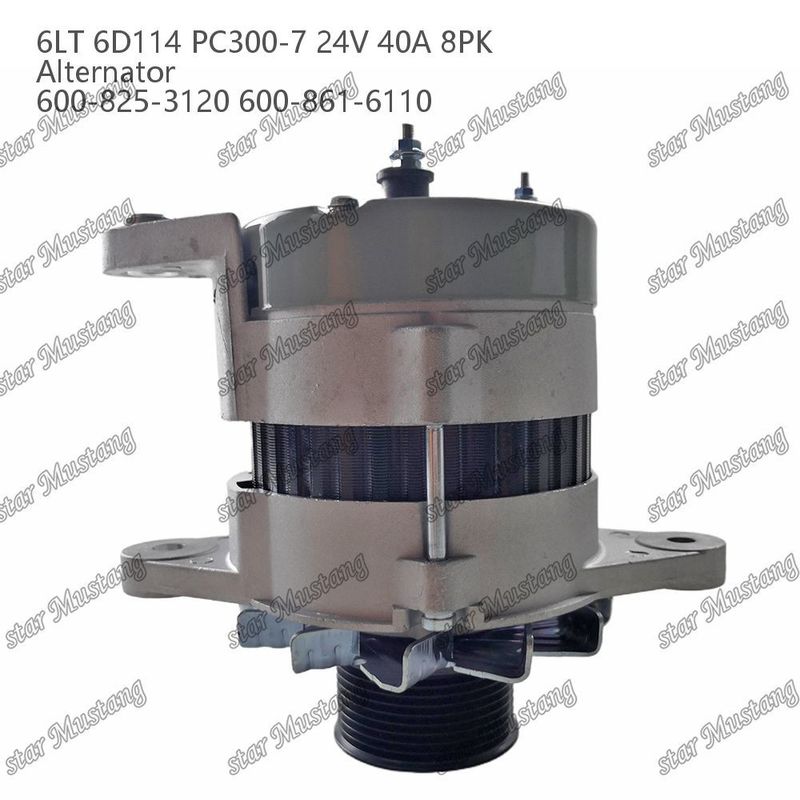 Alternatore 6LT 6D114 PC300-7 24V 40A 8PK 600-825-3120 600-861-6110