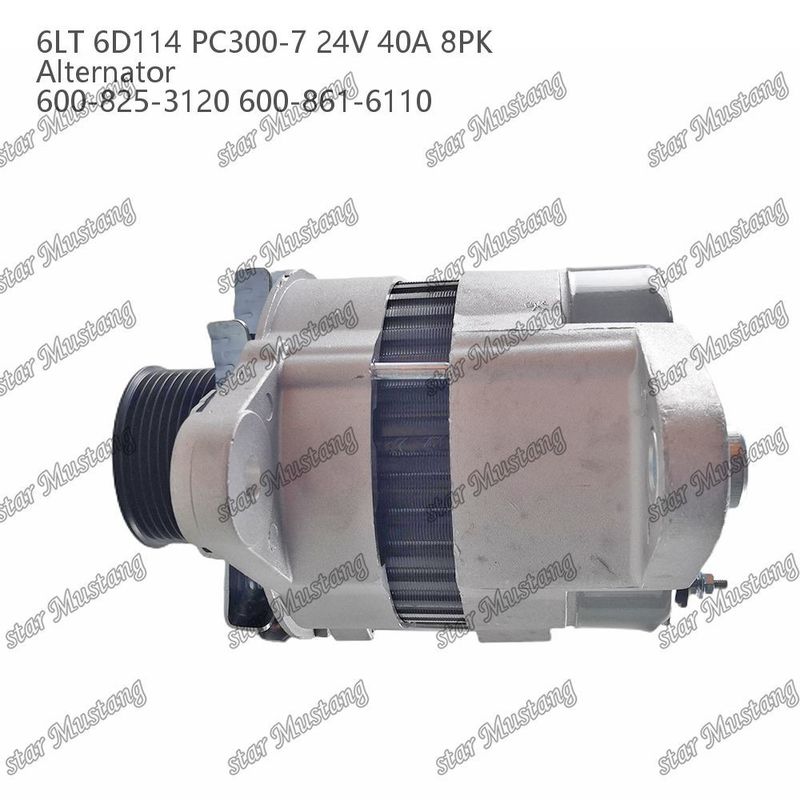 Alternatore 6LT 6D114 PC300-7 24V 40A 8PK 600-825-3120 600-861-6110