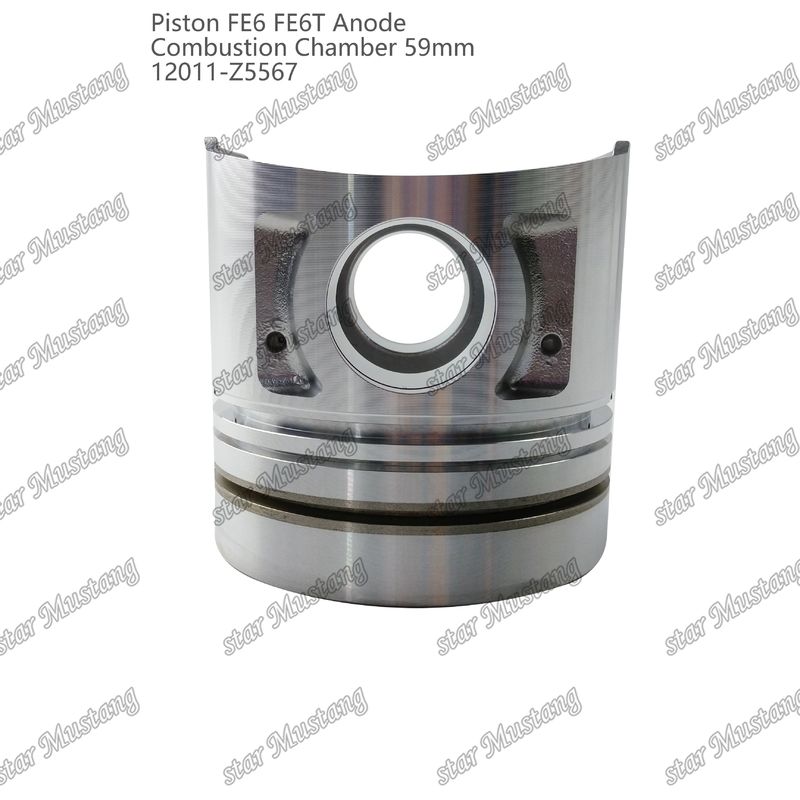 Pistola FE6 FE6T Camera di combustione 59mm Anodo di fondo appuntito 3x2x4mm 12011-Z5567 Per ricambi per motori Mitsubishi