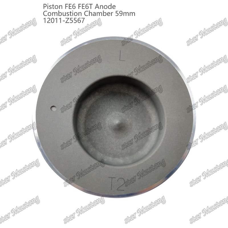 Pistola FE6 FE6T Camera di combustione 59mm Anodo di fondo appuntito 3x2x4mm 12011-Z5567 Per ricambi per motori Mitsubishi