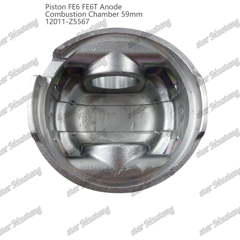 Pistola FE6 FE6T Camera di combustione 59mm Anodo di fondo appuntito 3x2x4mm 12011-Z5567 Per ricambi per motori Mitsubishi